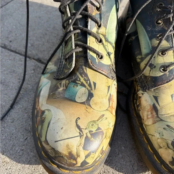 RARE ** Doc Martens Pascal Hell boots from limited Bosch Museum Collection - Picture 6 of 14